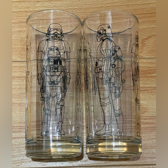 Star Wars. Original Stormtrooper Glasses 300ml 99%new - Picture 3 of 4